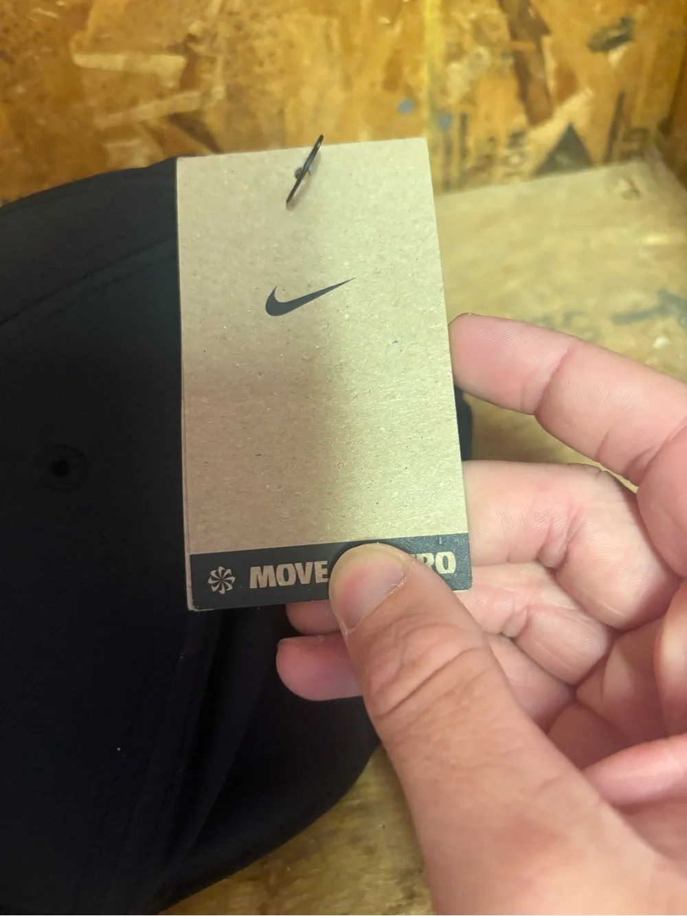 Nike Men’s Black Adjustable Baseball Cap with LMNT Logo